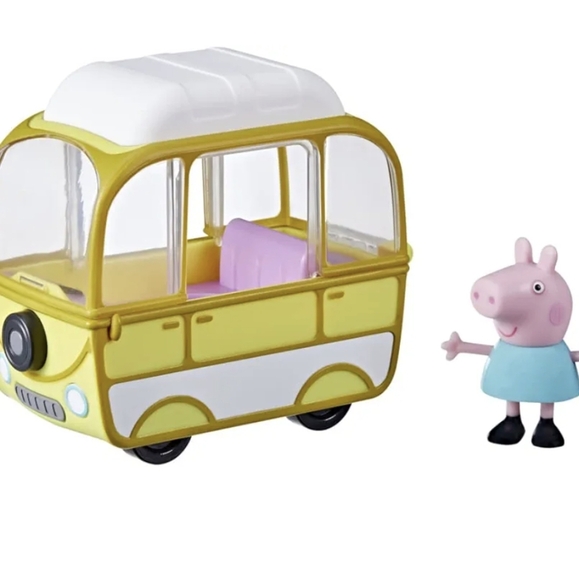 Pig Peppa's Adventures Little Campervan 8", Includes 3-inch Peppa Pig Figure EUC - Picture 2 of 9
